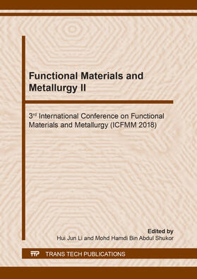 Li / Bin Abdul Shukor | Functional Materials and Metallurgy II | Sonstiges | 978-3-0357-2438-7 | sack.de