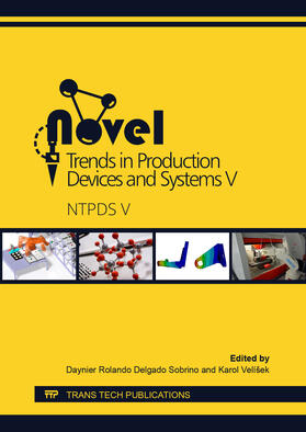 Delgado Sobrino / Vel?ek |  Novel Trends in Production Devices and Systems V | Sonstiges |  Sack Fachmedien
