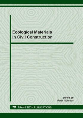 Alekseev |  Ecological Materials in Civil Construction | Sonstiges |  Sack Fachmedien