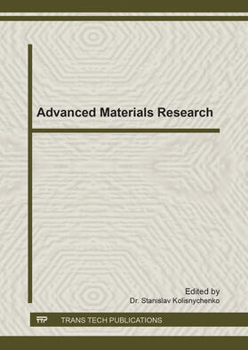 Kolisnychenko |  Advanced Materials Research | Sonstiges |  Sack Fachmedien