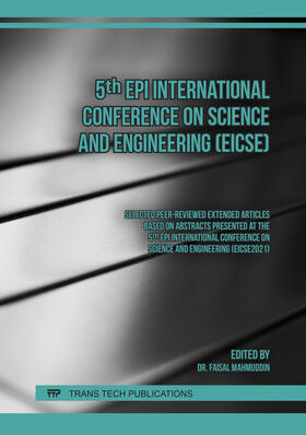 Mahmuddin |  5th EPI International Conference on Science and Engineering (EICSE) | Buch |  Sack Fachmedien