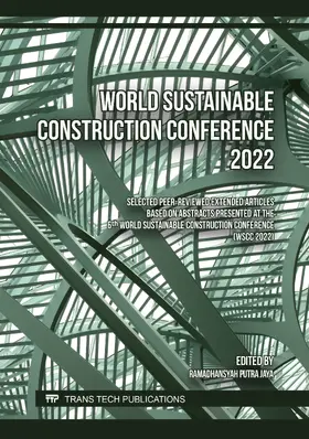 Jaya |  World Sustainable Construction Conference 2022 | eBook | Sack Fachmedien