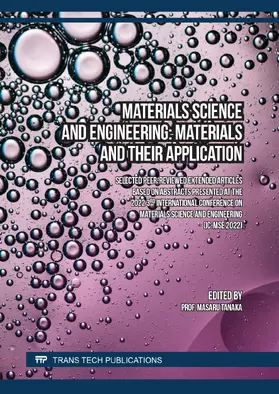 Tanaka |  Materials Science and Engineering: Materials and their Application | eBook | Sack Fachmedien