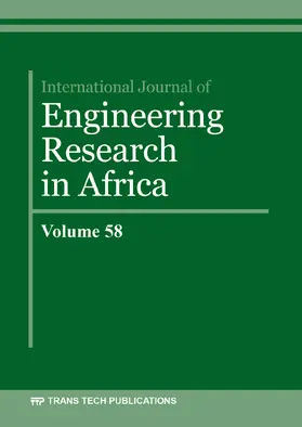 Ibhadode |  International Journal of Engineering Research in Africa Vol. 58 | eBook | Sack Fachmedien