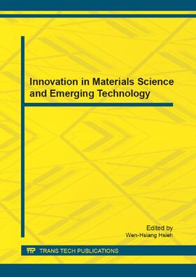 Hsieh |  Innovation in Materials Science and Emerging Technology | Sonstiges |  Sack Fachmedien