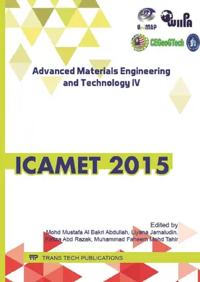 Al Bakri Abdullah / Jamaludin / Abd Razak |  Advanced Materials Engineering and Technology IV | eBook | Sack Fachmedien