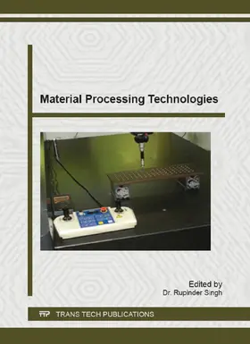 Singh |  Material Processing Technologies | eBook | Sack Fachmedien