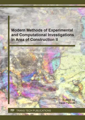 Padevet |  Modern Methods of Experimental and Computational Investigations in Area of Construction II | eBook | Sack Fachmedien