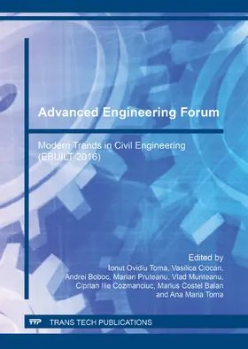 Toma / Ciocan / Boboc |  Advanced Engineering Forum Vol. 21 | eBook | Sack Fachmedien