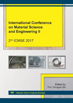 Shi |  International Conference on Material Science and Engineering II | eBook | Sack Fachmedien