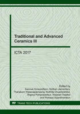 Sirisoonthorn / Jiemsirilers / Wasanapiarnpong |  Traditional and Advanced Ceramics III | eBook | Sack Fachmedien