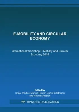 Peuker / Reuter / Goldmann |  E-Mobility and Circular Economy | eBook | Sack Fachmedien