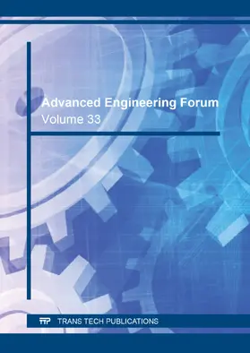 Nedelcu |  Advanced Engineering Forum Vol. 33 | eBook | Sack Fachmedien