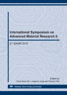 Kim / Jung / Park |  International Symposium on Advanced Material Research II | eBook | Sack Fachmedien