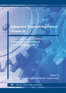 Pivnyak / Dychkovskyi |  Advanced Engineering Forum Vol. 25 | eBook | Sack Fachmedien