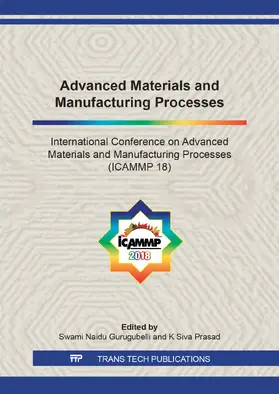 Swami Naidu / Sivaprasad |  Advanced Materials and Manufacturing Processes | eBook | Sack Fachmedien