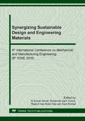 Ismail / Yunos / Abdul Haq |  Synergizing Sustainable Design and Engineering Materials | eBook | Sack Fachmedien