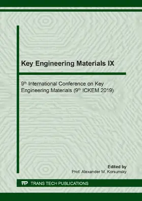 Korsunsky |  Key Engineering Materials IX | eBook | Sack Fachmedien