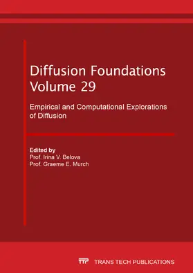 Belova / Murch |  Empirical and Computational Explorations of Diffusion | eBook | Sack Fachmedien