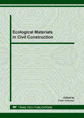 Alekseev |  Ecological Materials in Civil Construction | eBook | Sack Fachmedien