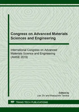 Zhi / Tanaka |  Congress on Advanced Materials Sciences and Engineering | eBook | Sack Fachmedien