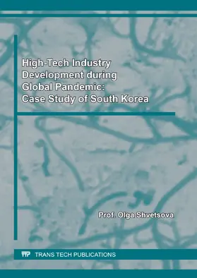 Shvetsova |  High-Tech Industry Development during Global Pandemic: Case Study of South Korea | eBook | Sack Fachmedien