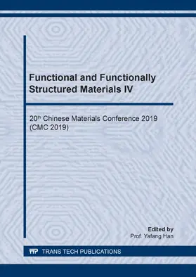 Han |  Functional and Functionally Structured Materials IV | eBook | Sack Fachmedien