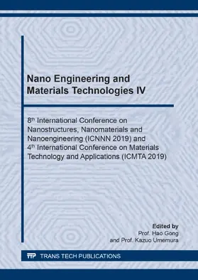 Gong / Umemura |  Nano Engineering and Materials Technologies IV | eBook | Sack Fachmedien