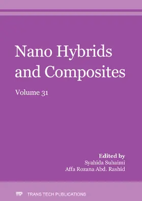 Suhaimi / Rashid |  Nano Hybrids and Composites Vol. 31 | eBook | Sack Fachmedien