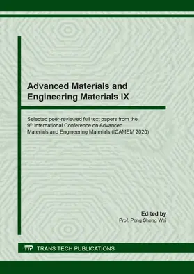 Wei |  Advanced Materials and Engineering Materials IX | eBook | Sack Fachmedien