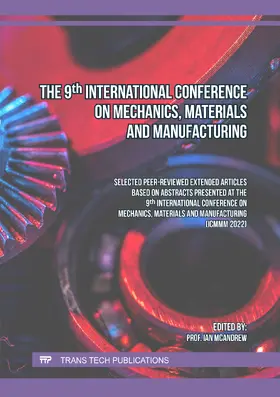 McAndrew |  The 9th International Conference on Mechanics, Materials and Manufacturing | eBook | Sack Fachmedien