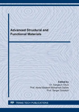 Chun / Salem / Gorlatch |  Advanced Structural and Functional Materials | eBook | Sack Fachmedien