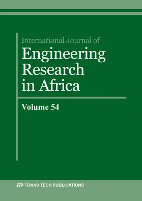 Ibhadode |  International Journal of Engineering Research in Africa Vol. 54 | eBook | Sack Fachmedien