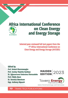 Uhunmwangho / Oyedepo / Diemuodeke |  Africa International Conference on Clean Energy and Energy Storage | eBook | Sack Fachmedien