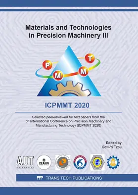 Tzou |  Materials and Technologies in Precision Machinery III | eBook | Sack Fachmedien