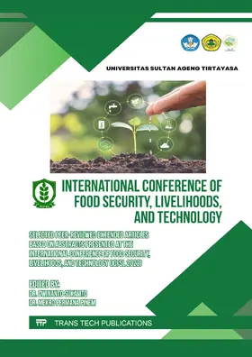 Sukamto / Pinem |  International Conference of Food Security, Livelihoods, and Technology | eBook | Sack Fachmedien