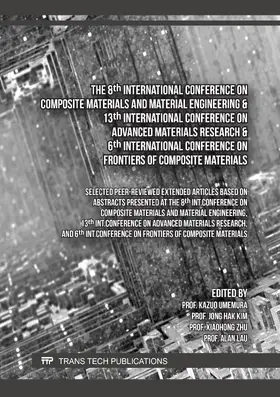 Umemura / Kim / Zhu |  The 8th International Conference on Composite Materials and Material Engineering & 13th International Conference on Advanced Materials Research & 6th International Conference on Frontiers of Composite Materials | eBook | Sack Fachmedien