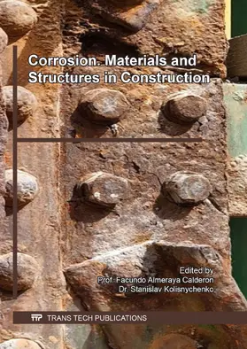 Almeraya Calderon / Kolisnychenko |  Corrosion. Materials and Structures in Construction | eBook | Sack Fachmedien