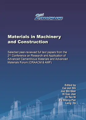 Shi / Qian / Jian |  Materials in Machinery and Construction | eBook | Sack Fachmedien