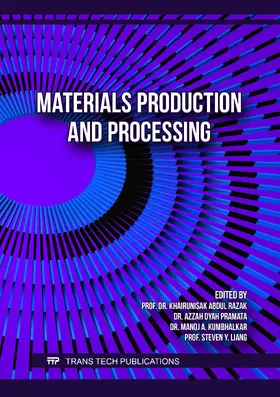 Razak / Pramata / Kumbhalkar |  Materials Production and Processing | eBook | Sack Fachmedien