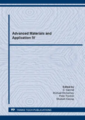 Samrat / McInerney / Fischer |  Advanced Materials and Application IV | eBook | Sack Fachmedien