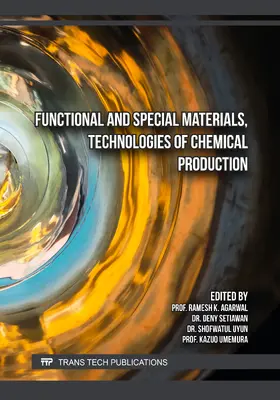 Agarwal / Setiawan / Uyun |  Functional and Special Materials, Technologies of Chemical Production | eBook | Sack Fachmedien