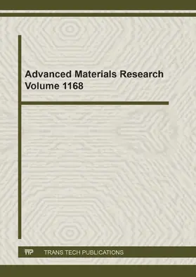 Lau |  Advanced Materials Research Vol. 1168 | eBook | Sack Fachmedien