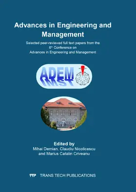 Demian / Nicolicescu / Criveanu |  Advances in Engineering and Management | eBook | Sack Fachmedien