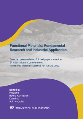 Risdiana / Kurniawan / Darminto |  Functional Materials: Fundamental Research and Industrial Application | eBook | Sack Fachmedien