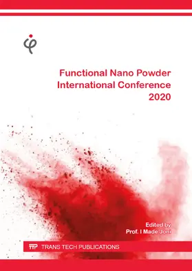 Joni |  Functional Nano Powder International Conference 2020 | eBook | Sack Fachmedien