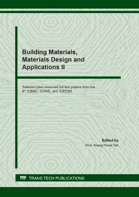 Tan |  Building Materials, Materials Design and Applications II | eBook | Sack Fachmedien