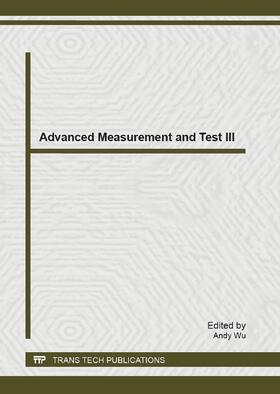 Wu |  Advanced Measurement and Test III | Sonstiges |  Sack Fachmedien