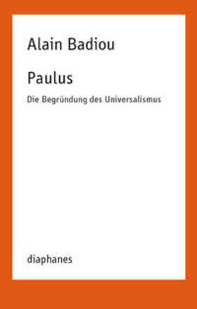 Badiou |  Paulus | Buch |  Sack Fachmedien