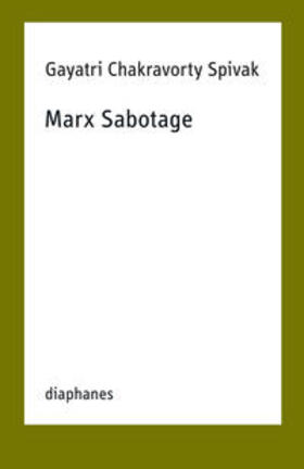 Spivak / Franke |  Marx Sabotage | Buch |  Sack Fachmedien